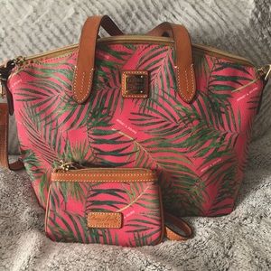 Dooney & Burke bag & wristlet